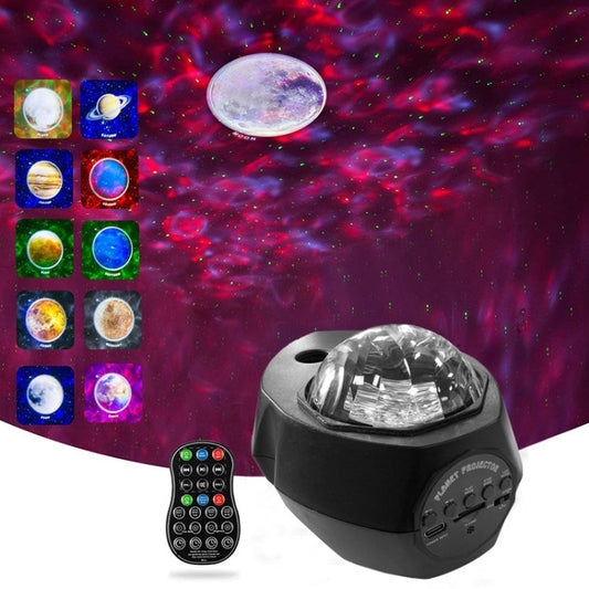 Planetary LED Aurora Bluetooth Projection Lights Remote Music Laser Lamp My Store