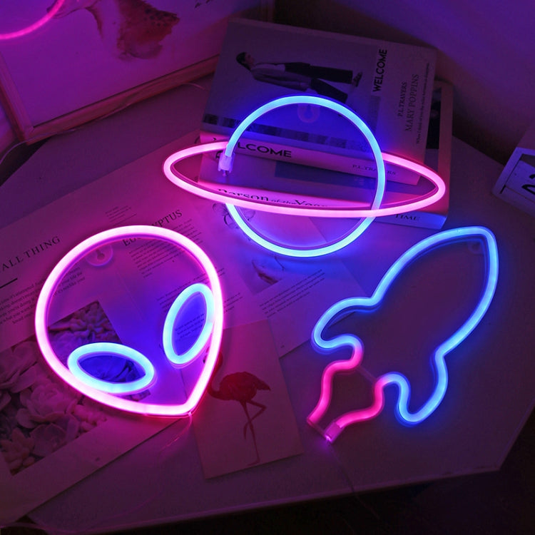 LED Personalized Neon Decorative Light Modeling Light USB Battery Box Dual Purpose, Spec: My Store