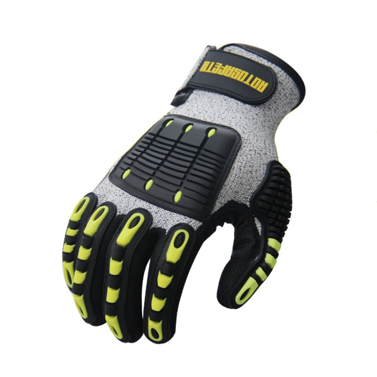 ROTOSAFETY RZT-HFZ20 Shock-Proof Anti-Smashing Anti-Cutting Anti-Collision Gloves TPR Mechanical Maintenance Fire Rescue Miners Mining Anti-Stab Gloves My Store