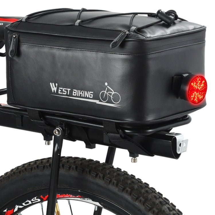 WEST BIKING Electric Bike Back Seat Driving Bag Mountain Bike Riding Waterproof Storage Bag Reluova