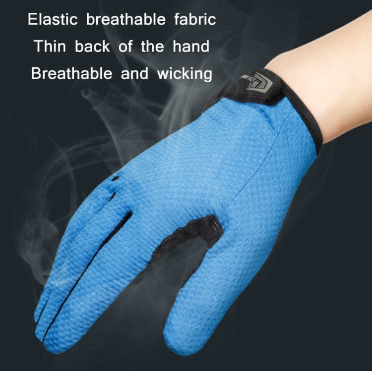 WEST BIKING YP0211223 Full-Finger Gloves For Cycling Shock Absorption Non-Slip Touch Screen Gloves