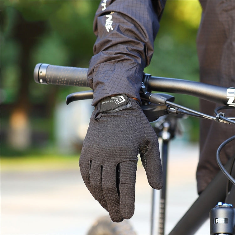 WEST BIKING YP0211223 Full-Finger Gloves For Cycling Shock Absorption Non-Slip Touch Screen Gloves Reluova