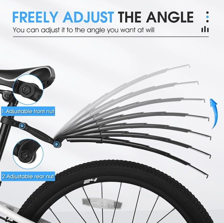 WEST BIKING Mountain Bike Retractable Folding Mudguards