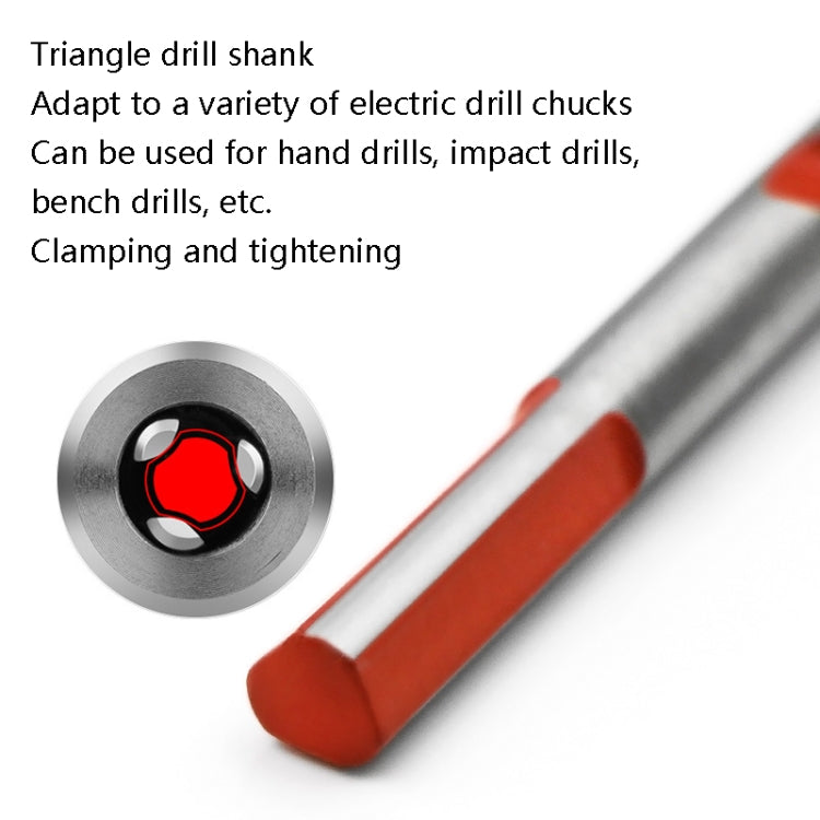 Ceramic Triangle Handle Metal Flashlight Drill Bit, Size: 3mm My Store