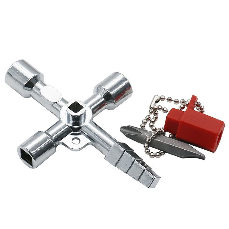 Elevator Water Meter Valve Cross Key Inner Triangle Wrench, Style: A Black My Store