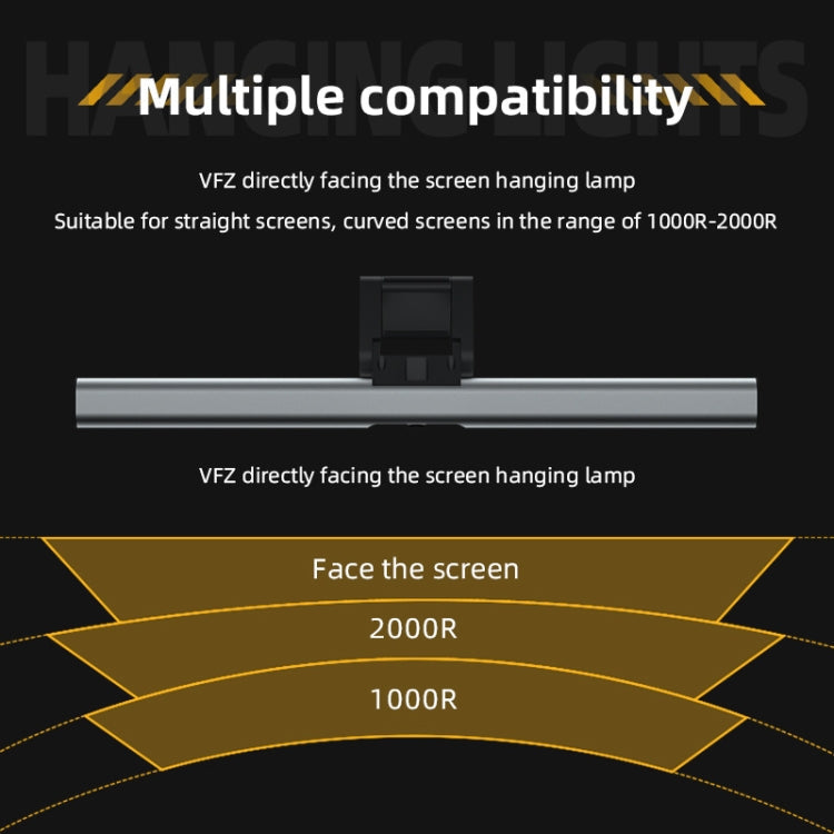 S1 Computer Monitor Screen Hanging Lamp LED Eye Protection Light, Style: My Store