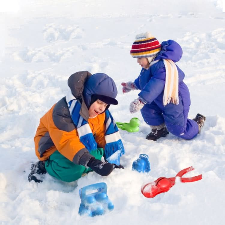 Children Winter Outdoor Playing With Snow Grippers Snowball Fight Tools Reluova