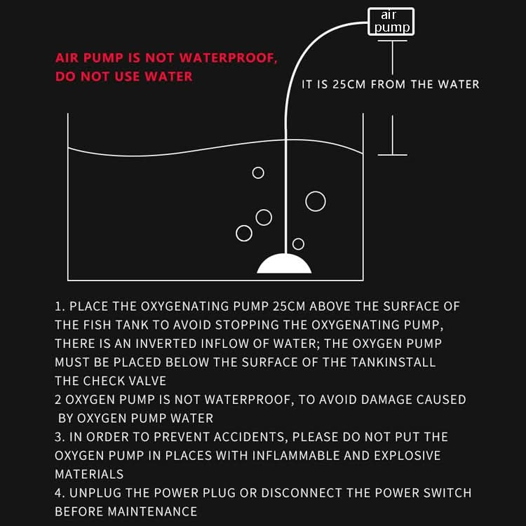 ZHIYANG Aquarium USB Oxygen Pump Fish Tank Oxygenated Air Pump - Reluova