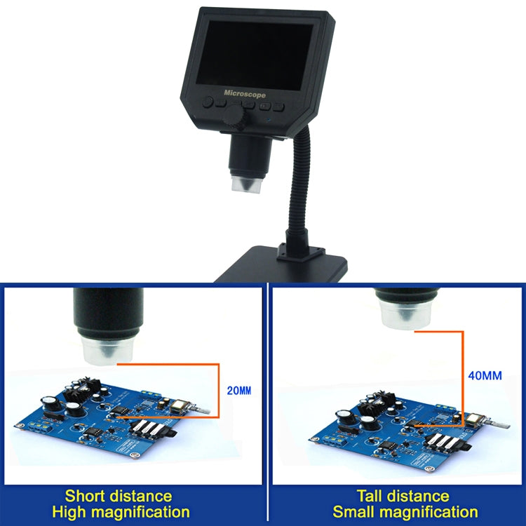 G600W Electronic Microscope HD Mobile Repair Microscope, US Plug Reluova