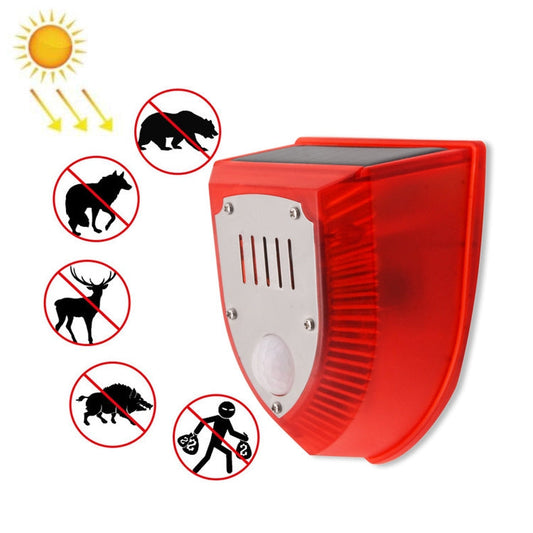 N911M Solar Animal Repeller Outdoor Sound And Light Alarm