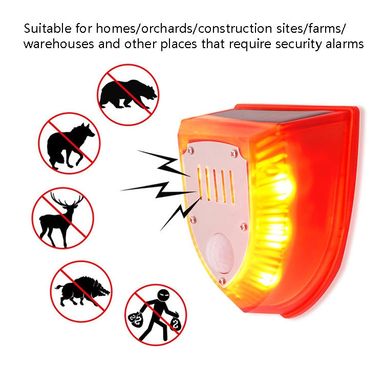 N911M Solar Animal Repeller Outdoor Sound And Light Alarm Reluova