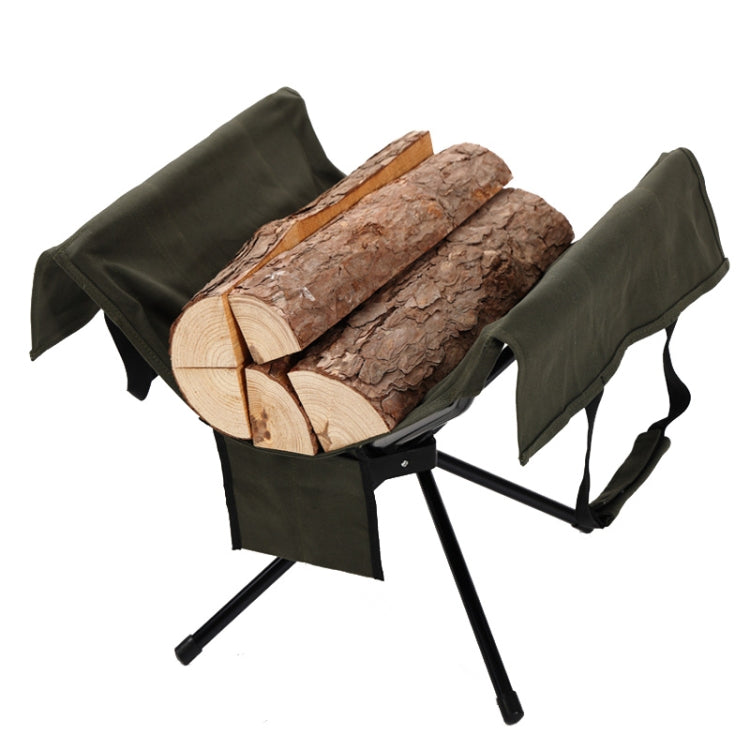 MT-FF001 Outdoor Wild Aluminum Alloy Firewood Rack Portable Folding Firewood Storage Frame Reluova