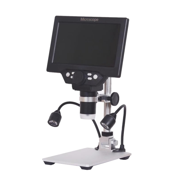 G1200D 7 Inch LCD Screen 1200X Portable Electronic Digital Desktop Stand Microscope