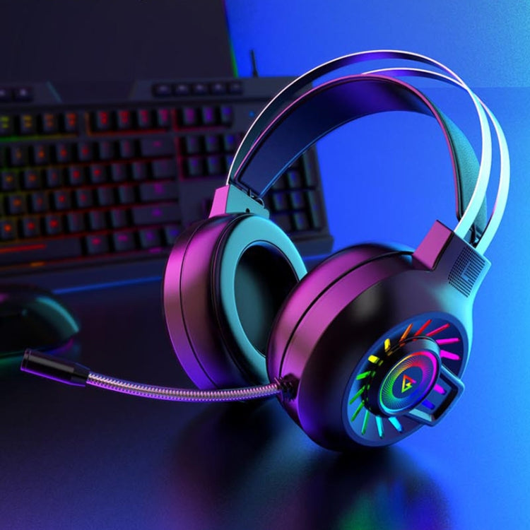 FOREV G97 RGB Luminous Wired Game Headset with Mic, Spec: My Store