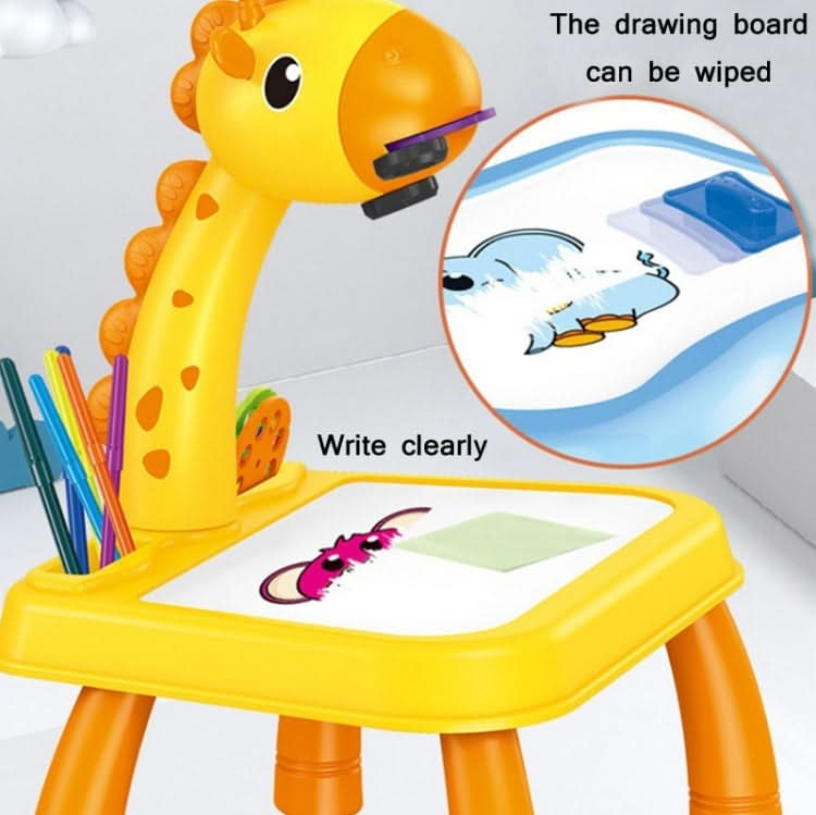 Children Multifunctional Projection Painting Toy Writing Board, wthout Watercolor Pen, Style: Reluova