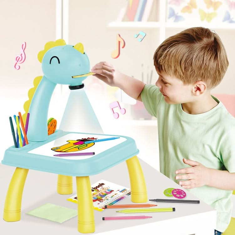 Children Multifunctional Projection Painting Toy Writing Board, wthout Watercolor Pen, Style: Reluova