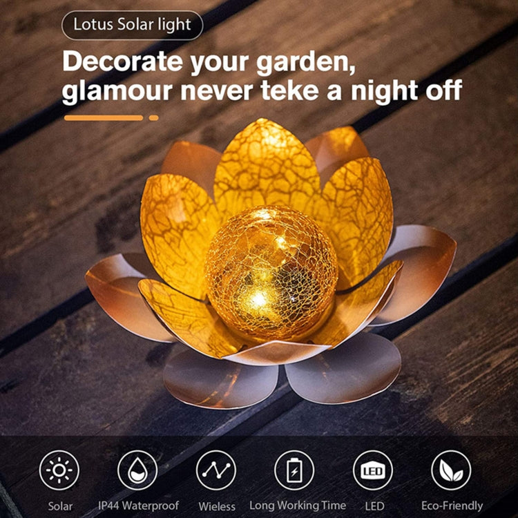 Lotus Solar Courtyard Lamp Outdoor Garden Decoration Light My Store