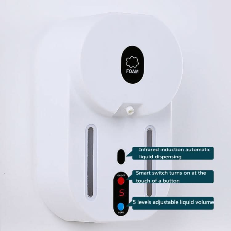 KLC-600 Automatic Induction Soap Dispenser Foam Hand Washing Device, Style: Reluova