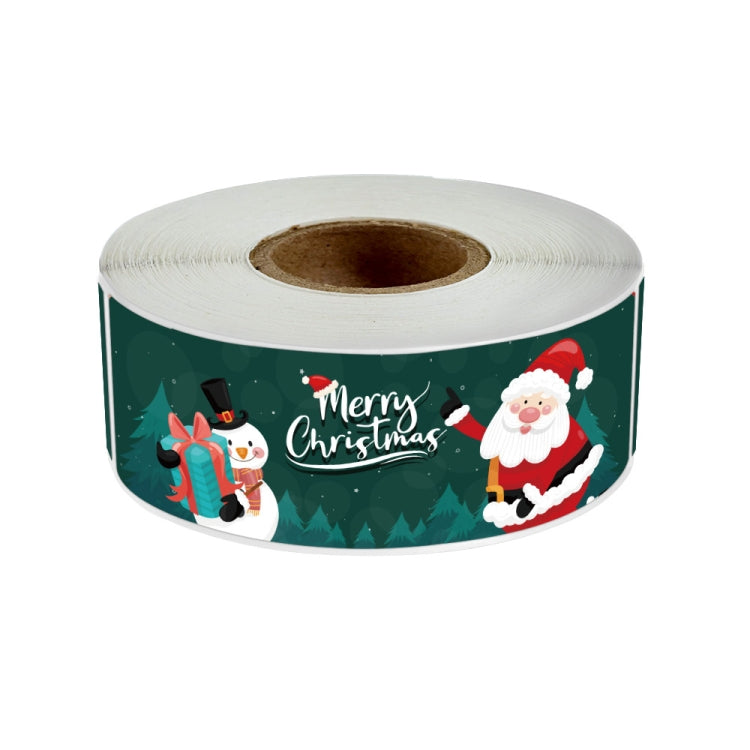 120sheets/roll Christmas Long Strip Gift Box Seal Sticker