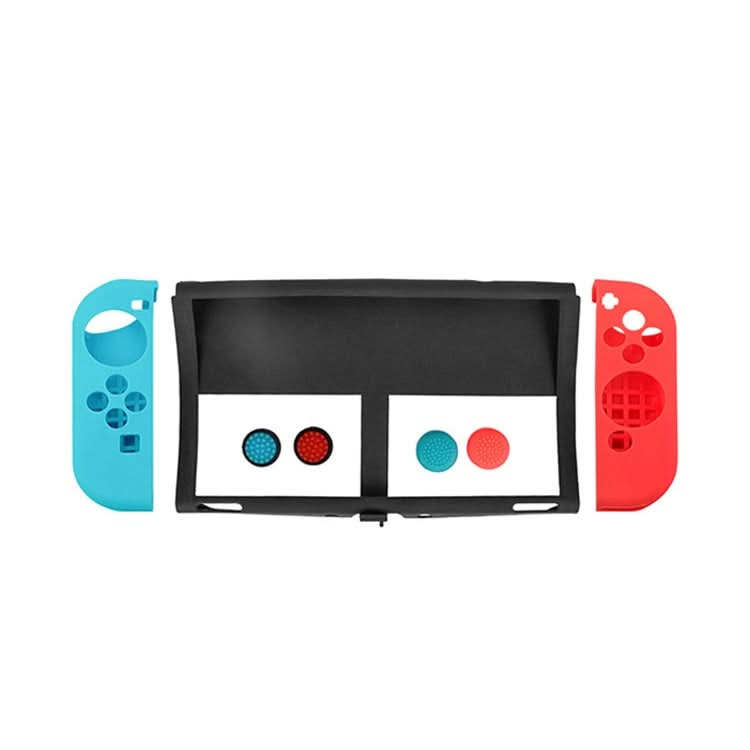 KJH NS-068 7 In 1 Game Console Silicone Protection Case Set For Switch OLED Reluova