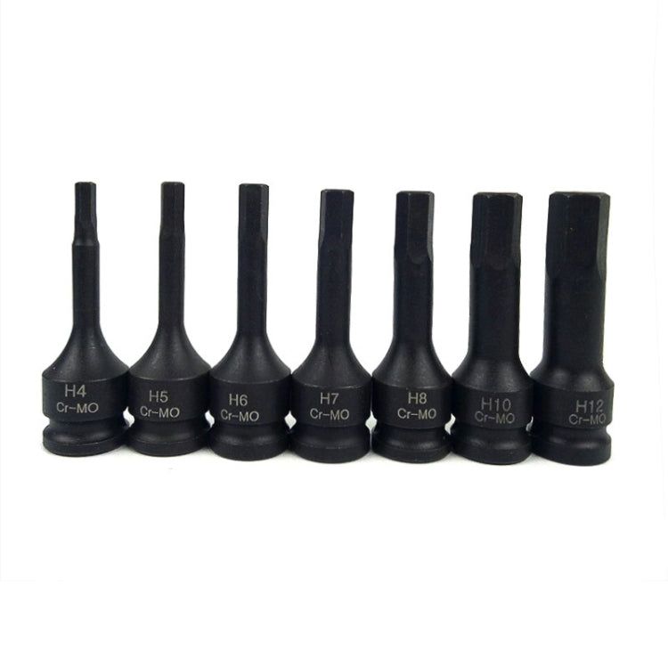 7 PCS / Set 3/8 Inch Pneumatic Pressure Batch Socket Set Tool