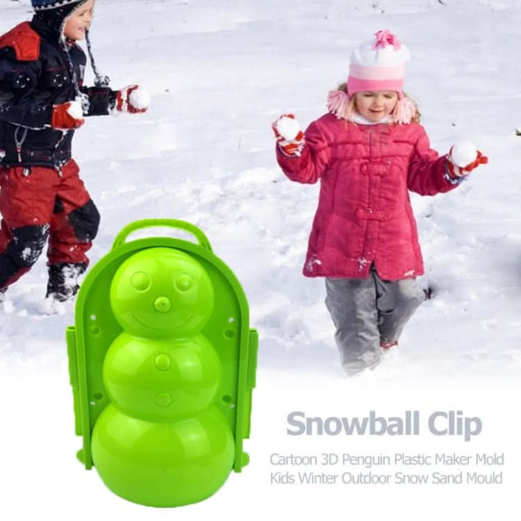 3 PCS Children Winter Outdoor Toy 3D Snow & Sand Mould Tool, Random Colors Delivery, Style: Reluova