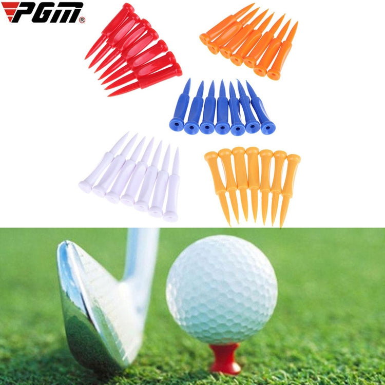 60 PCS PGM QT012 Golf Ribbon Needle Golf Plastic Ball TEE, Random Color Delivery, Specification: