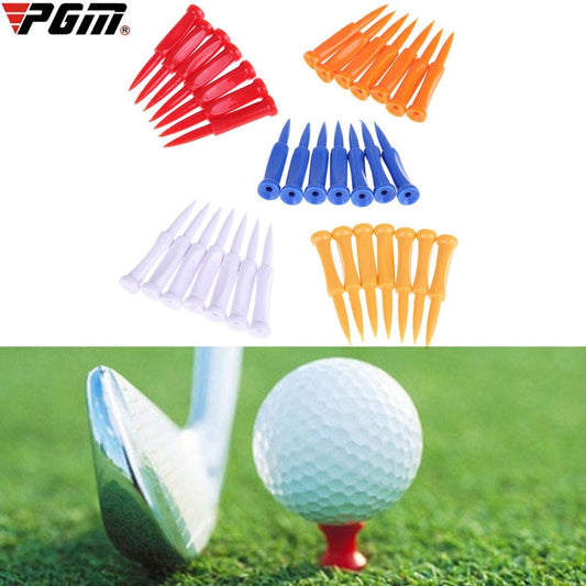 60 PCS PGM QT012 Golf Ribbon Needle Golf Plastic Ball TEE, Random Color Delivery, Specification: