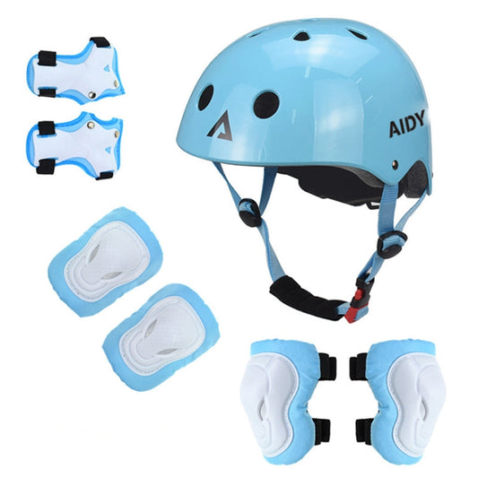 AIDY 7 In 1 Children Roller Skating Sports Protective Gear Set Reluova