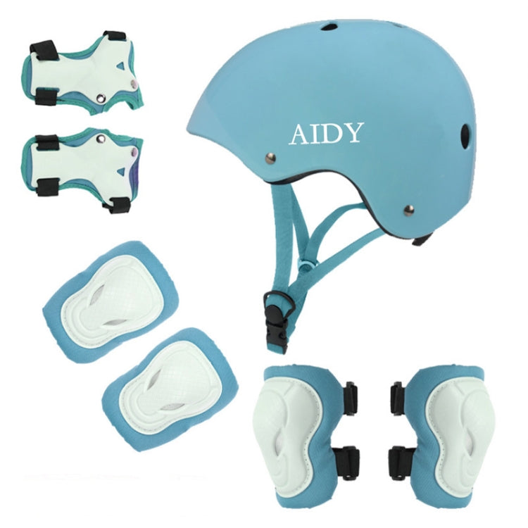 AIDY 7 In 1 Children Roller Skating Sports Protective Gear Set Reluova