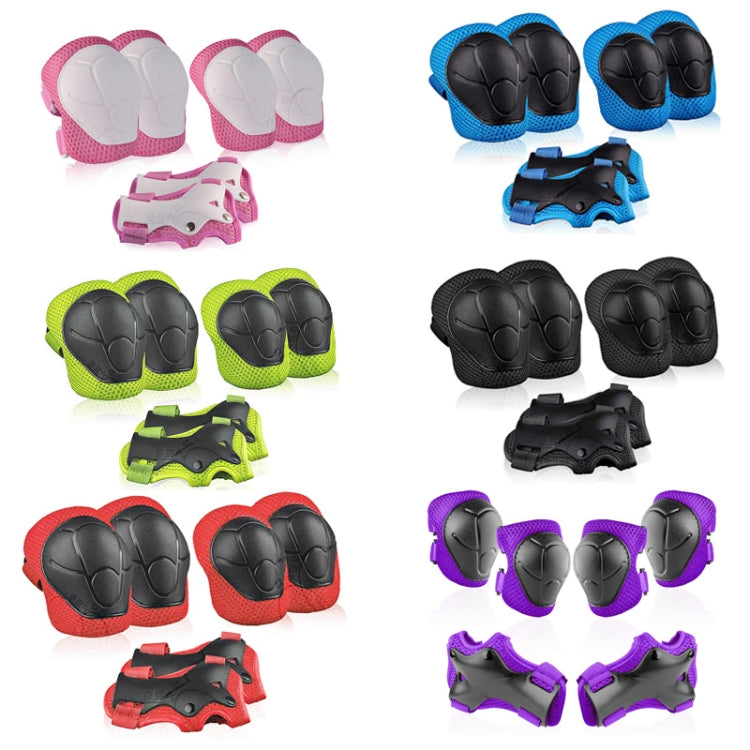 DD-610 6 In 1 Children Riding Sports Protective Gear Set