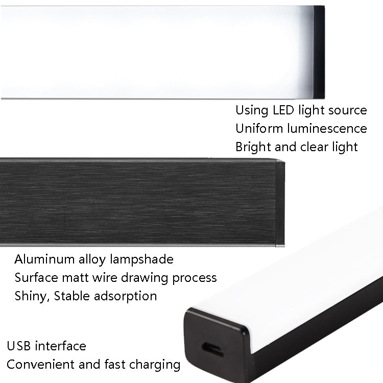 LED Human Body Induction Lamp Long Strip Charging Cabinet Lamp Strip, Size: My Store