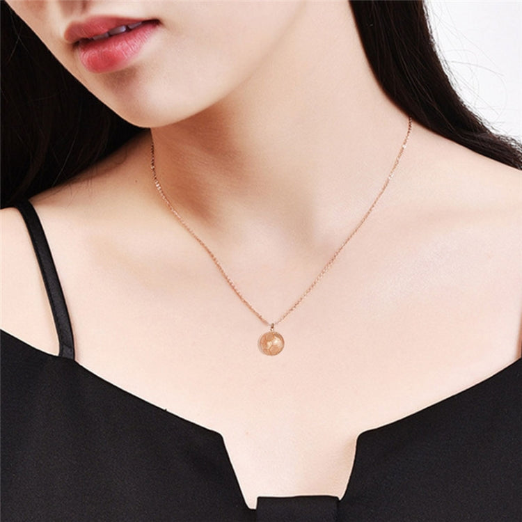 Three-Dimensional Sports Ball Pendant Necklace,Style: Women Rugby 18K Gold