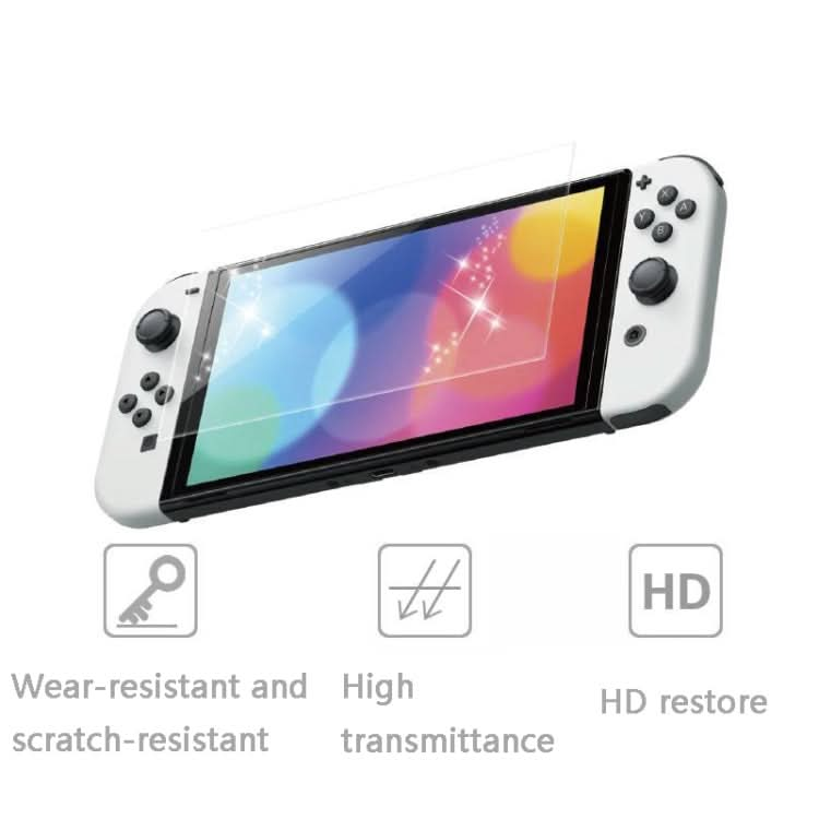 KJH NS-062 Game Consoles Anti-Fingerprint Screen Protective Film For Nintendo Switch OLED Reluova