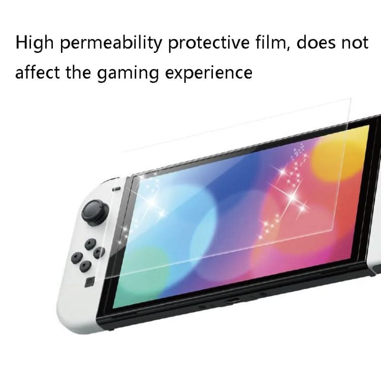 KJH NS-062 Game Consoles Anti-Fingerprint Screen Protective Film For Nintendo Switch OLED Reluova