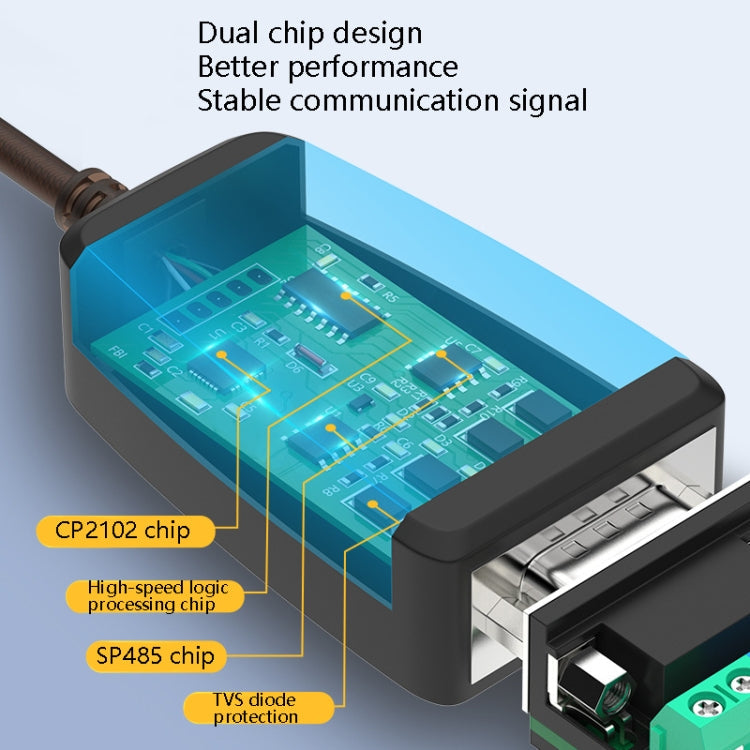 DTECH DT-5019 USB to RS485 / RS422 Conversion Cable, FT232 Chip, Length: My Store