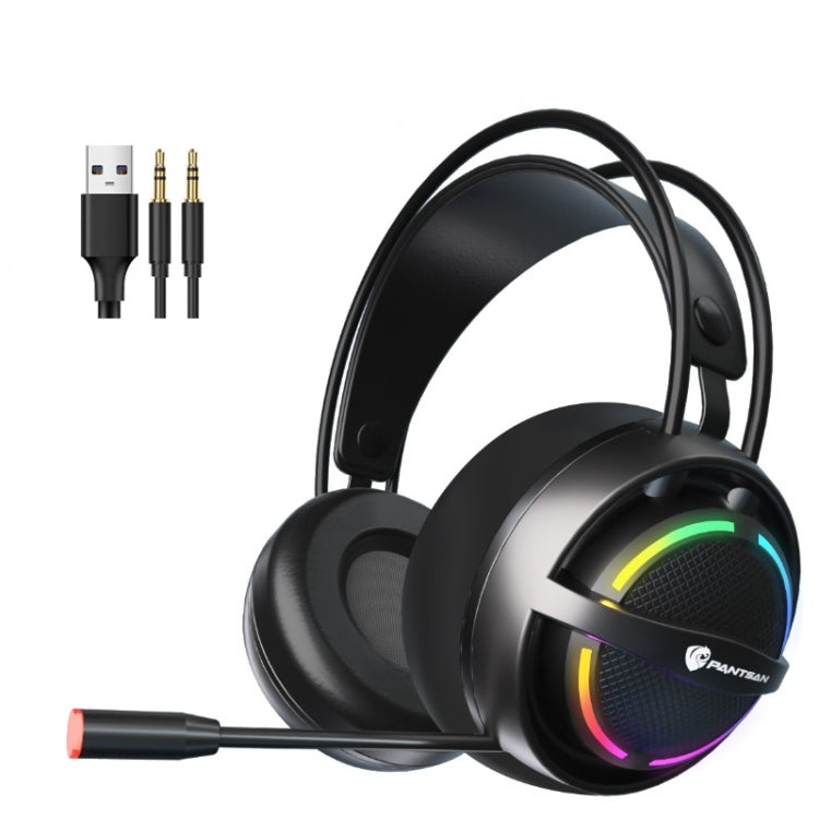 PANTSAN PSH-100 USB Wired Gaming Earphone Headset with Microphone