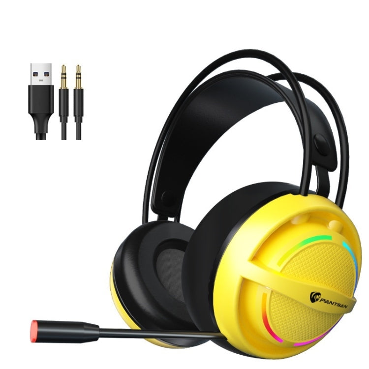 PANTSAN PSH-100 USB Wired Gaming Earphone Headset with Microphone