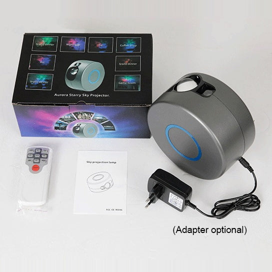 Remote Control LED Starry Sky Atmosphere Projector Lamp, Power Supply: My Store