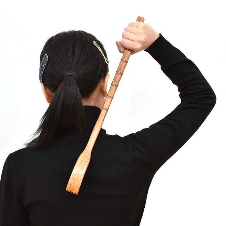 BQR01 Back Scratcher Long Handle Wooden Massage Scratcher, Style: Reluova