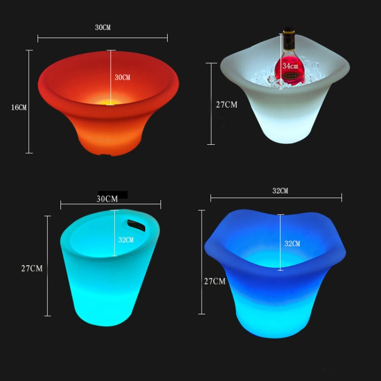 ES-IC014 Waterproof LED Luminous Ice Bucket For Bars, US Plug My Store