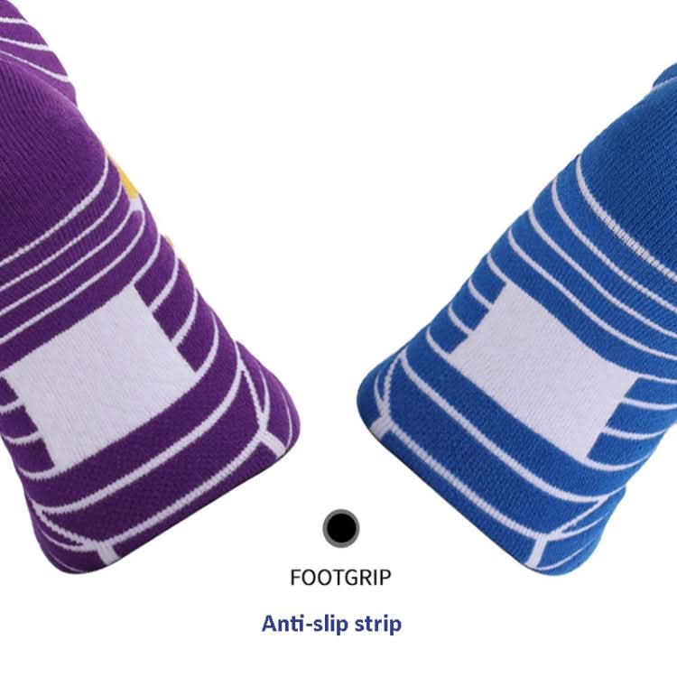 Men Terry Non-Slip Mid-Tube Sports Socks Basketball Socks Reluova