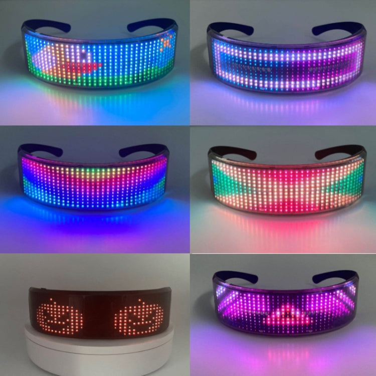 Blinds APP Bluetooth Full Color Luminous Glasses