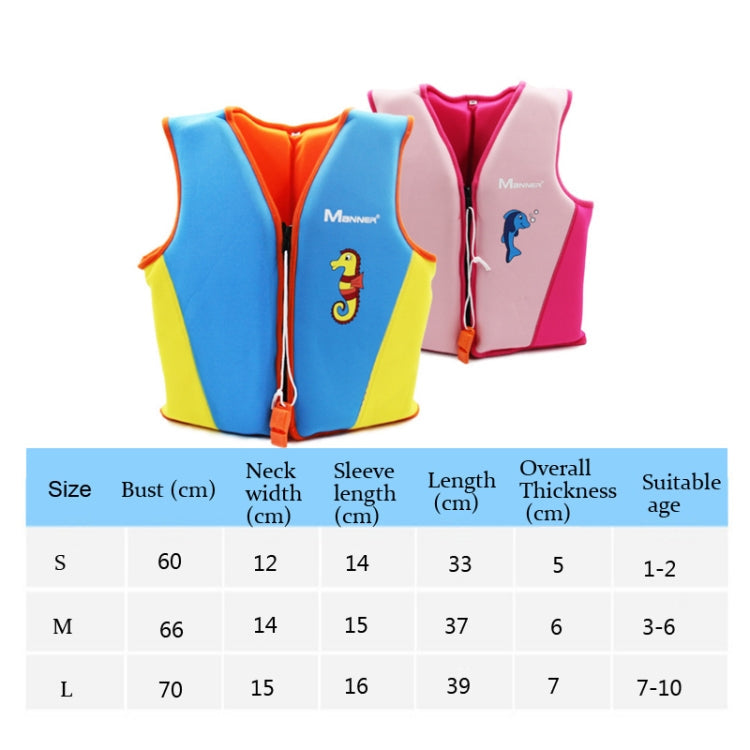 Manner  QP2003 Children Life Jacket Foam Buoyancy Suit For Swimming