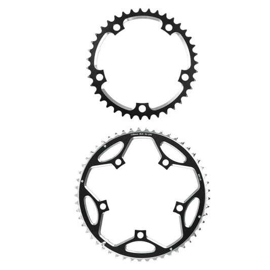 WEST BIKING 2-Piece 53t-39t Road Bike Aluminum Alloy Gear Reluova