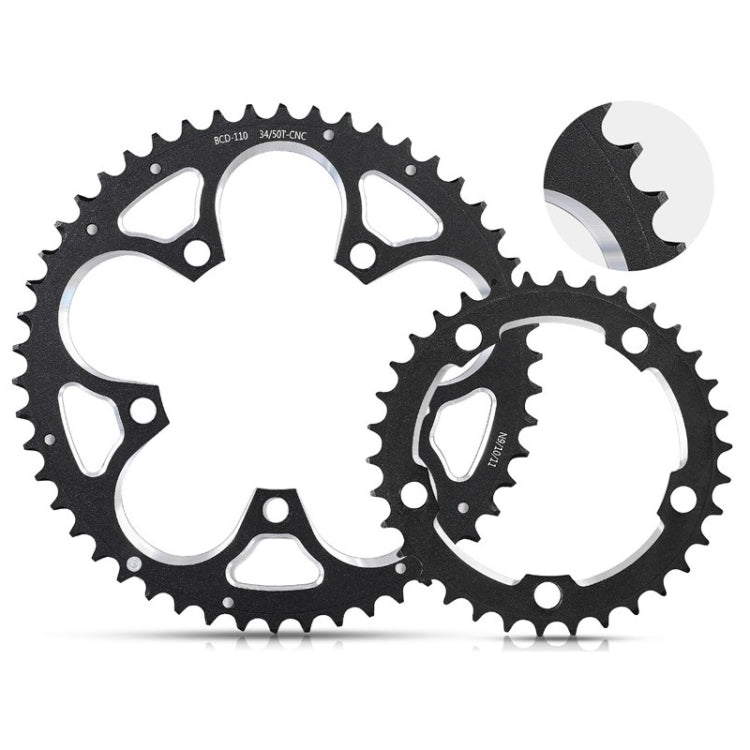 WEST BIKING 34T-50T Road Bike Racing Folding Chainwheel Reluova