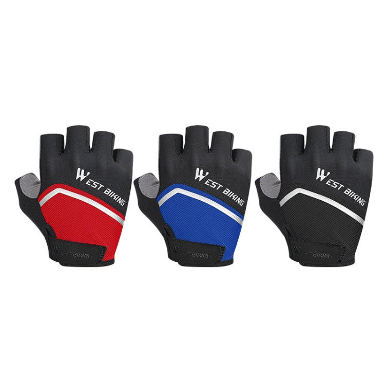 WEST BIKING YP0211222 Bicycle Riding Shock-Absorbing Half-Finger Gloves Reluova