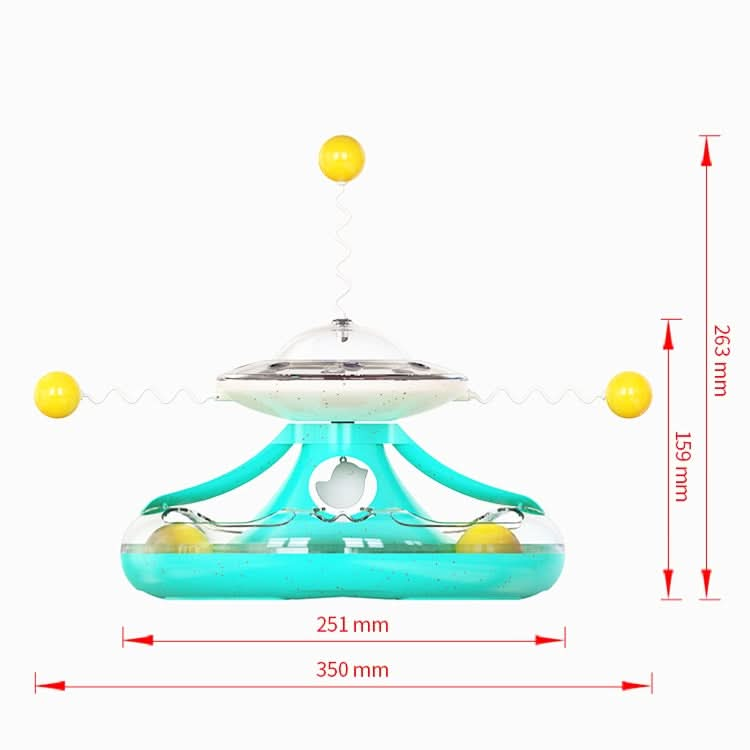 Tumbler Cat Track Cat Turntable Leaky Food Toy - Reluova