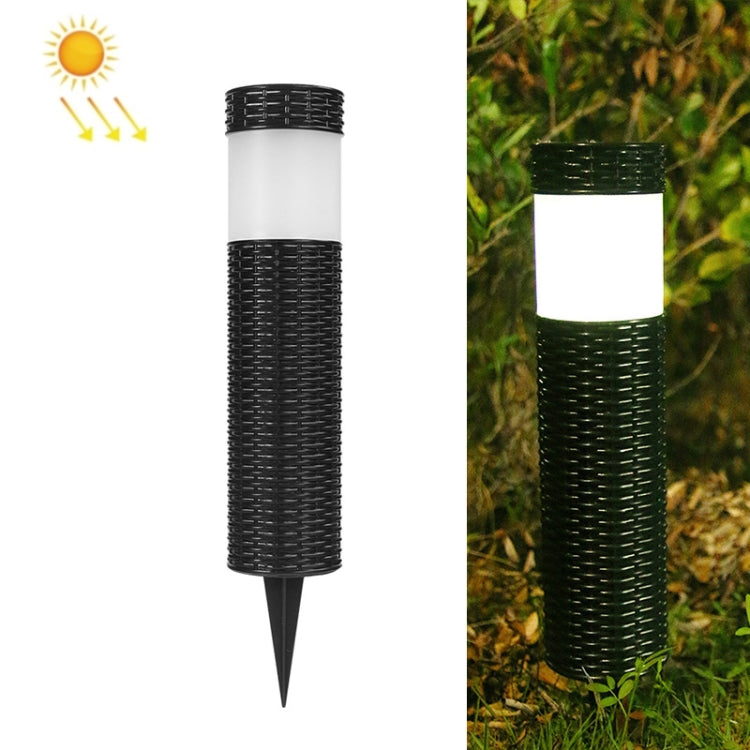 Solar LED Outdoor Waterproof Cylinder Lawn Light, Style: