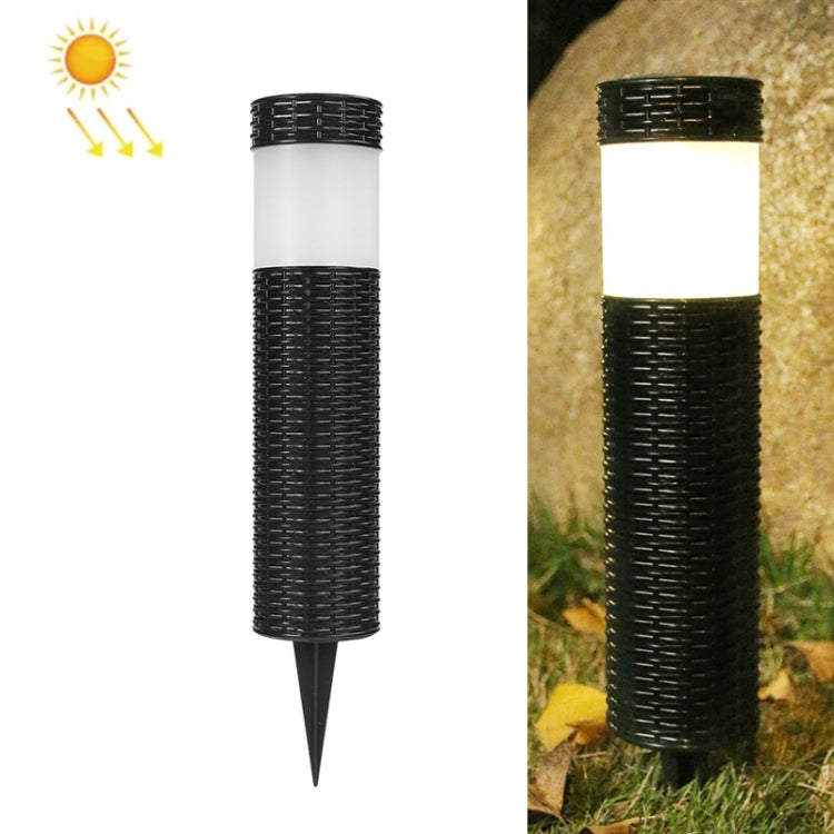 Solar LED Outdoor Waterproof Cylinder Lawn Light, Style: